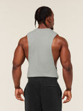 Gymshark Critical 2.0 Drop Arm Tank — Smokey Grey — 2