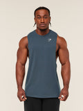 Gymshark Critical 2.0 Drop Arm Tank — GS Stealth Blue — 6