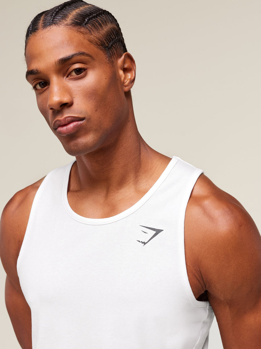 Gymshark Critical Tank — White — 5