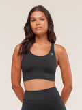 Gymshark Cross Over Sports Bra — Black — 1