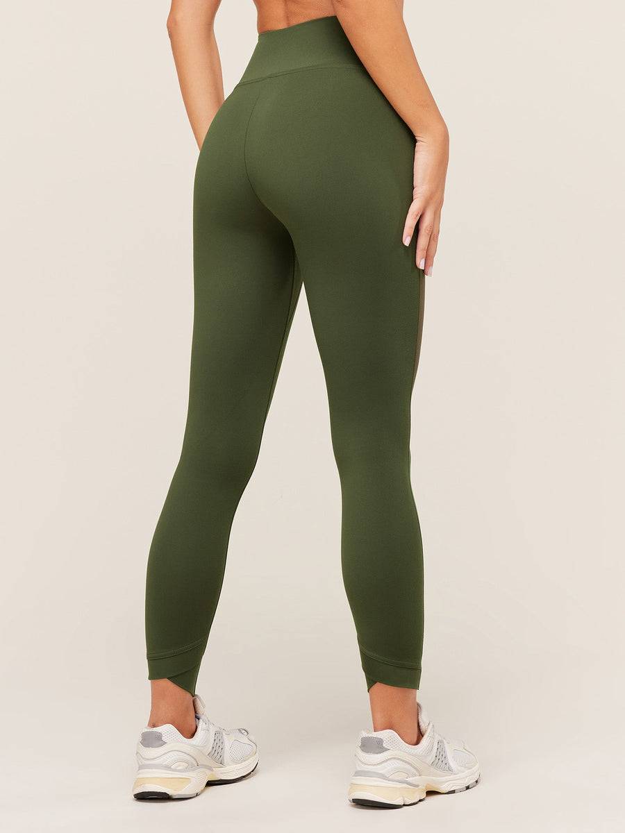 Gymshark Crossover Leggings — Winter Olive — 3