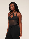 Gymshark Dark Energy Mesh Tank — GS Black — 3