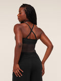 Gymshark Dark Energy Mesh Tank — GS Black — 2
