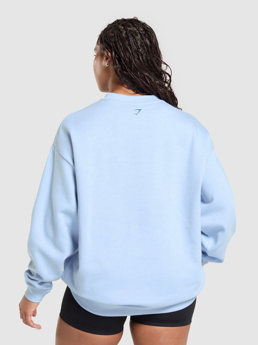 Gymshark Deadlift Graphic Pullover — Gentle Blue — 2