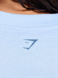 Gymshark Deadlift Graphic Pullover — Gentle Blue — 5