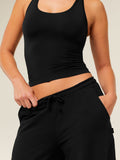 Gymshark Lightweight Wide Leg Pants Regular — Black — 6