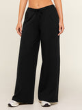 Gymshark Lightweight Wide Leg Pants Regular — Black — 1