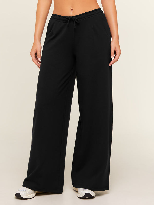 Gymshark Lightweight Wide Leg Pants Regular — Black