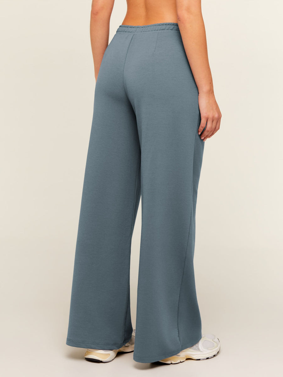 Gymshark Lightweight Wide Leg Pants Regular — Iron Blue — 2