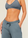 Gymshark Lightweight Wide Leg Pants Regular — Iron Blue — 6