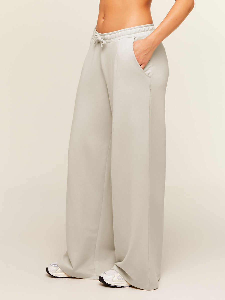 Gymshark Lightweight Wide Leg Pants Regular — Pebble Grey — 5