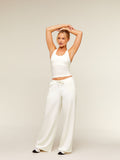 Gymshark Lightweight Wide Leg Pants Regular — Soft White — 5