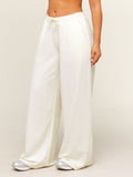 Gymshark Lightweight Wide Leg Pant Short — Soft White — 4