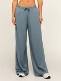 Gymshark Lightweight Wide Leg Pant Tall — Iron Blue — 1