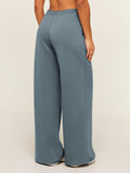 Gymshark Lightweight Wide Leg Pant Tall — Iron Blue — 3
