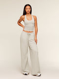 Gymshark Lightweight Wide Leg Pant Tall — Pebble Grey — 5