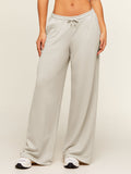 Gymshark Lightweight Wide Leg Pant Tall — Pebble Grey — 1