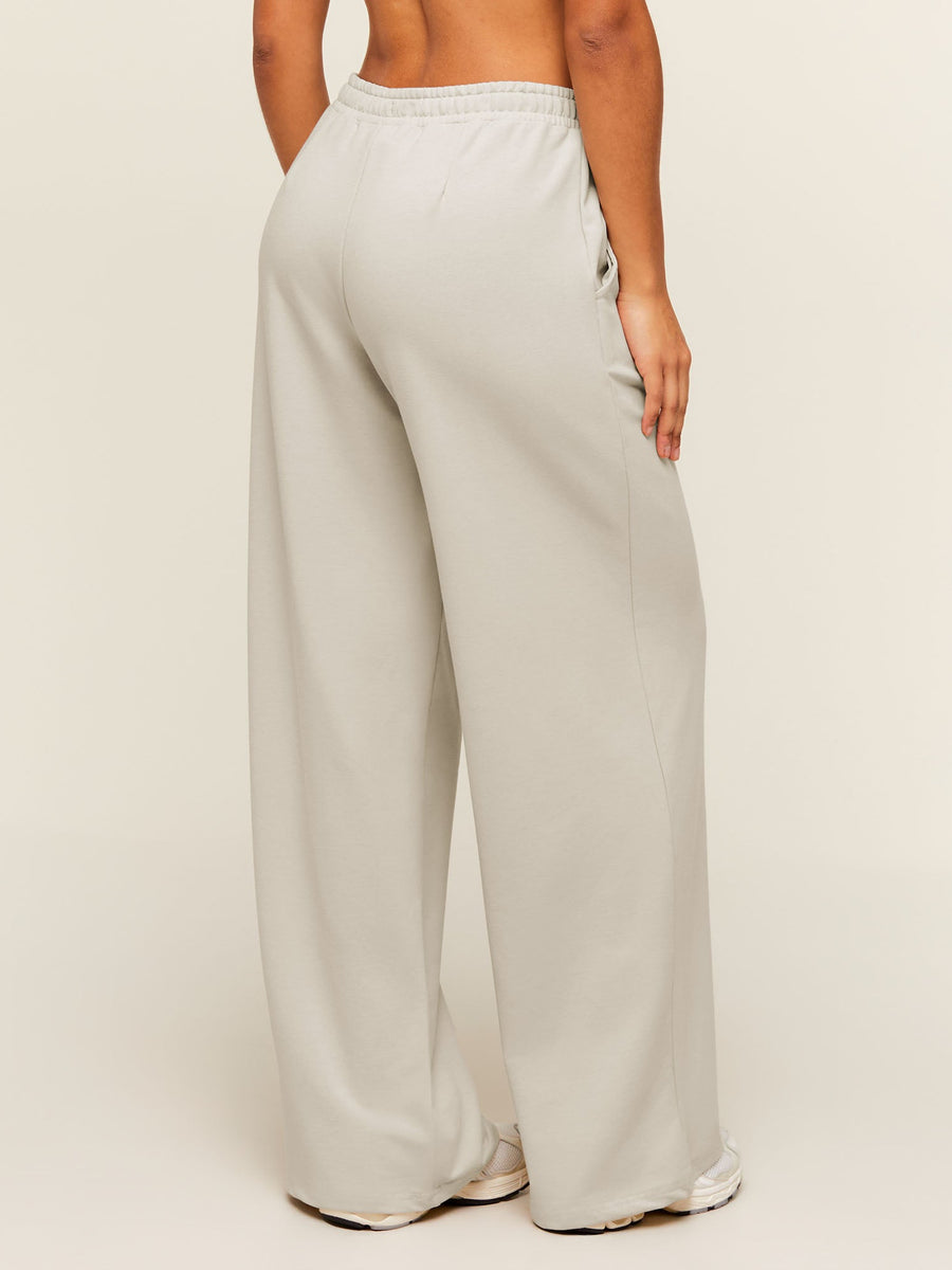Gymshark Lightweight Wide Leg Pant Tall — Pebble Grey — 3