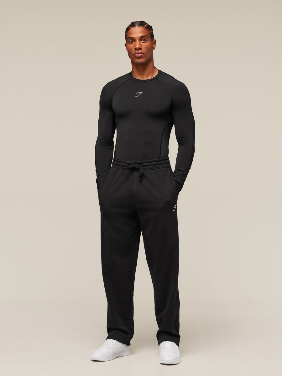 Gymshark Element Baselayer Long Sleeve T-Shirt — Black — 2