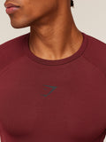 Gymshark Element Baselayer Long Sleeve T-Shirt — Sets Red — 4
