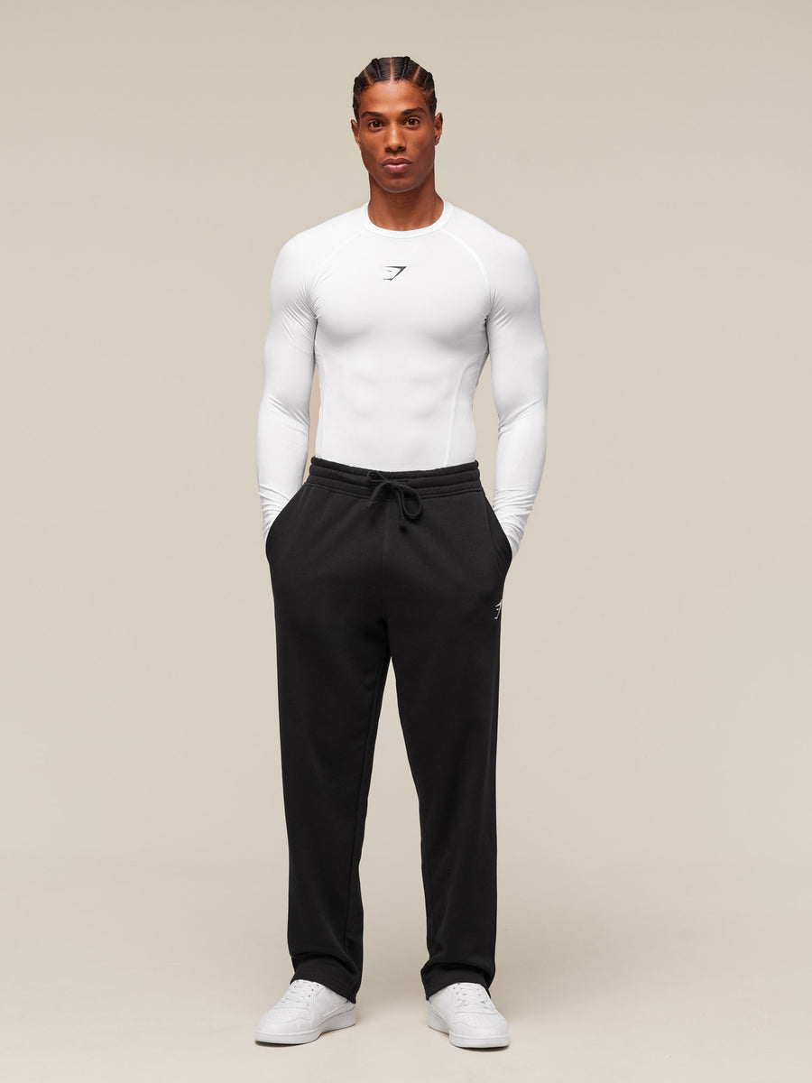 Gymshark Element Baselayer Long Sleeve T-Shirt — White — 3