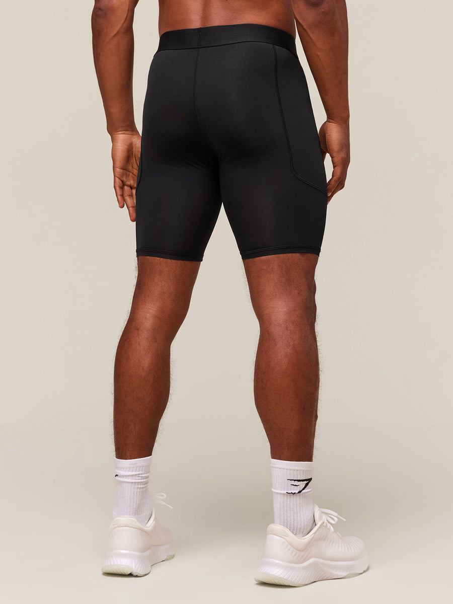 Gymshark Element Baselayer Half Tight — Black — 3