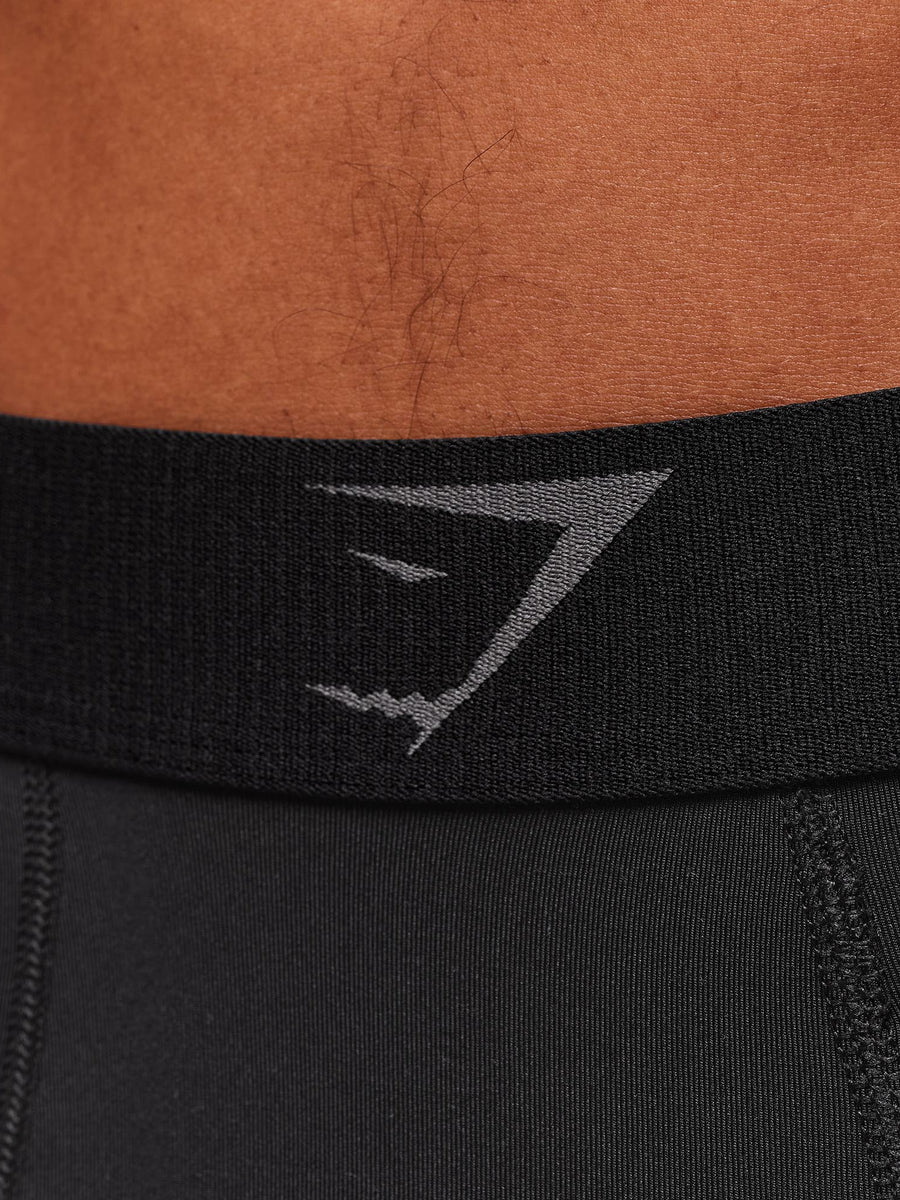 Gymshark Element Baselayer Half Tight — Black — 6