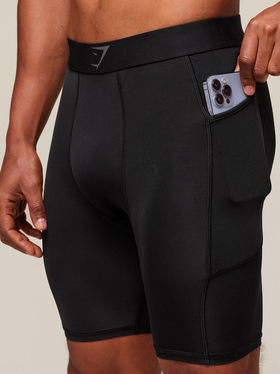 Gymshark Element Baselayer Half Tight — Black — 5
