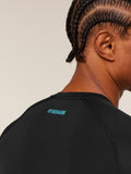Gymshark Element Baselayer T-Shirt — Black/Brand Blue — 5