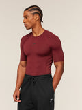 Gymshark Element Baselayer T-Shirt — Sets Red — 3