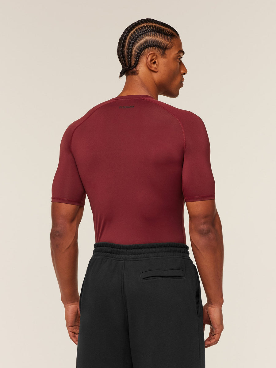 Gymshark Element Baselayer T-Shirt — Sets Red — 2