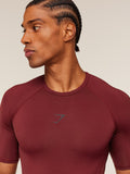 Gymshark Element Baselayer T-Shirt — Sets Red — 5