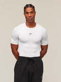 Gymshark Element Baselayer T-Shirt — White — 1