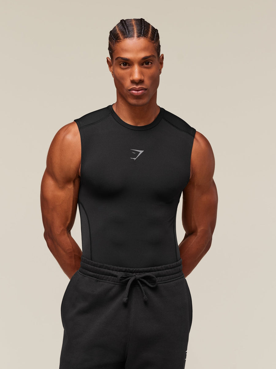 Gymshark Element Tank — Black — 1