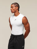 Gymshark Element Tank — White — 2