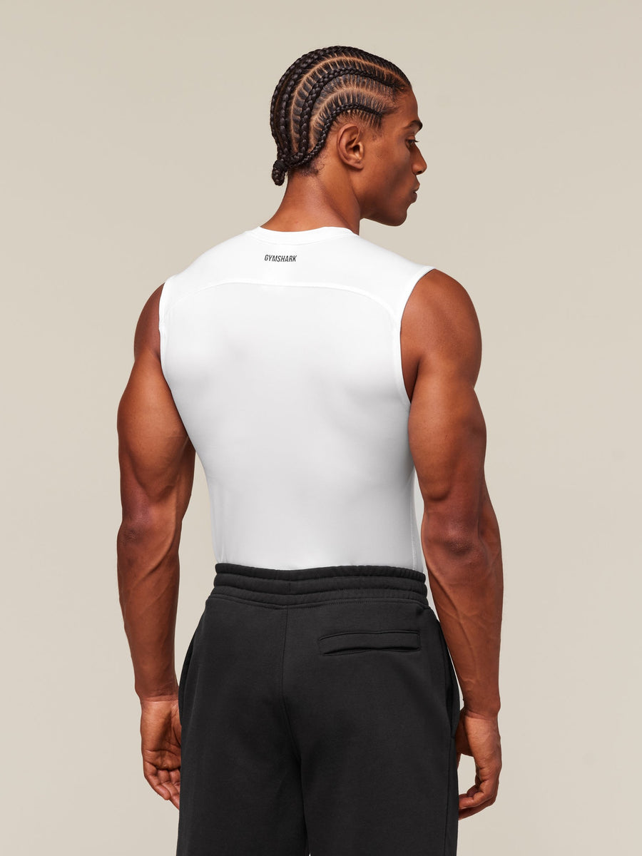Gymshark Element Tank — White — 5