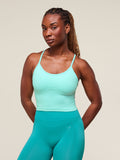Gymshark Energise Seamless Crop Top — Pop Turquoise — 1