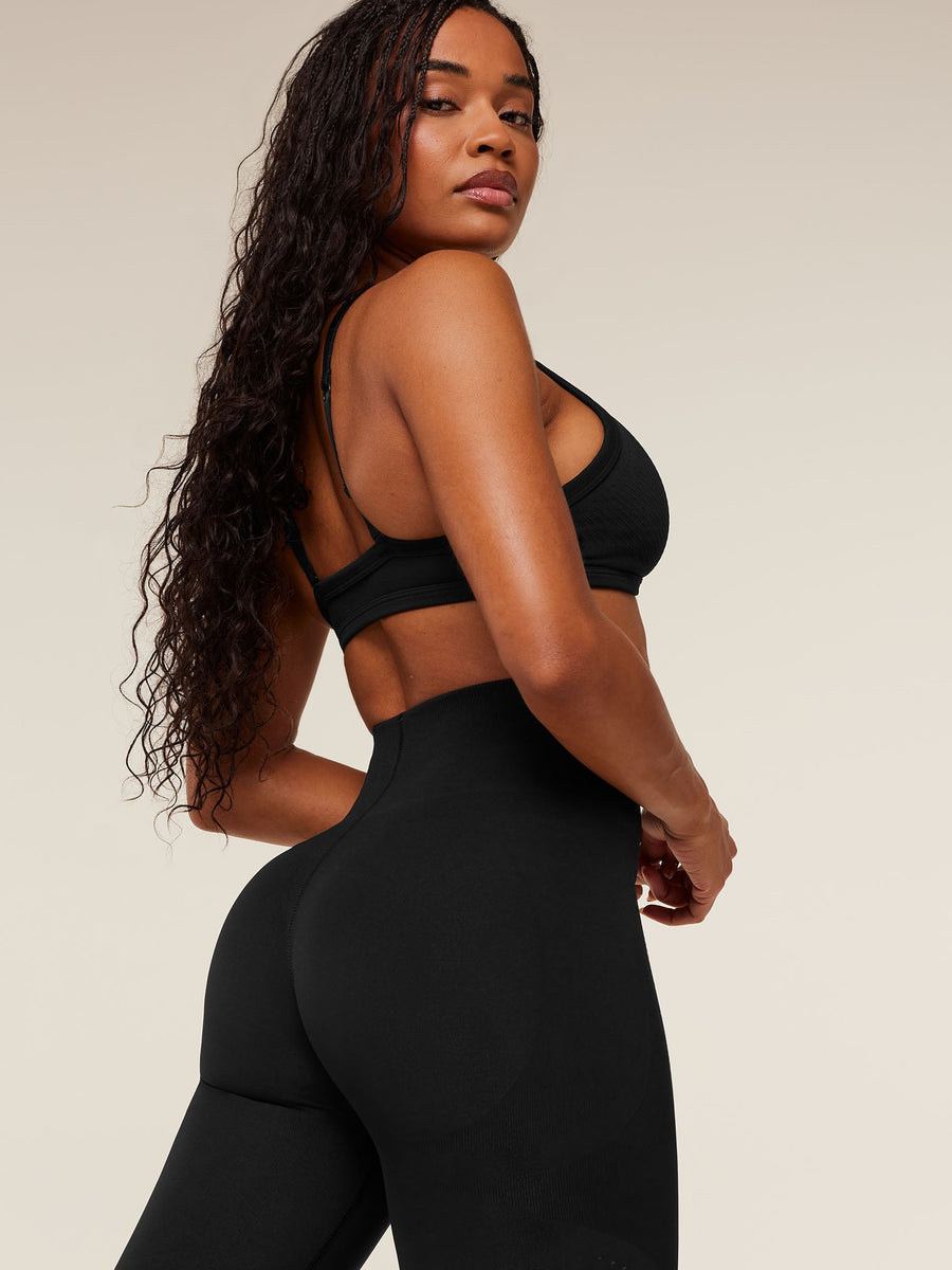 Gymshark Energise Seamless Leggings — Black — 7