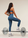 Gymshark Energise Seamless Leggings — Compound Blue — 3