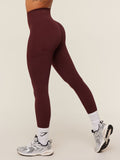 Gymshark Energise Seamless Leggings — Rich Maroon — 5