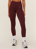 Gymshark Energise Seamless Leggings — Rich Maroon — 1