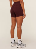 Gymshark Energise Seamless Shorts — Rich Maroon — 4