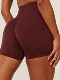 Gymshark Energise Seamless Shorts — Rich Maroon — 5