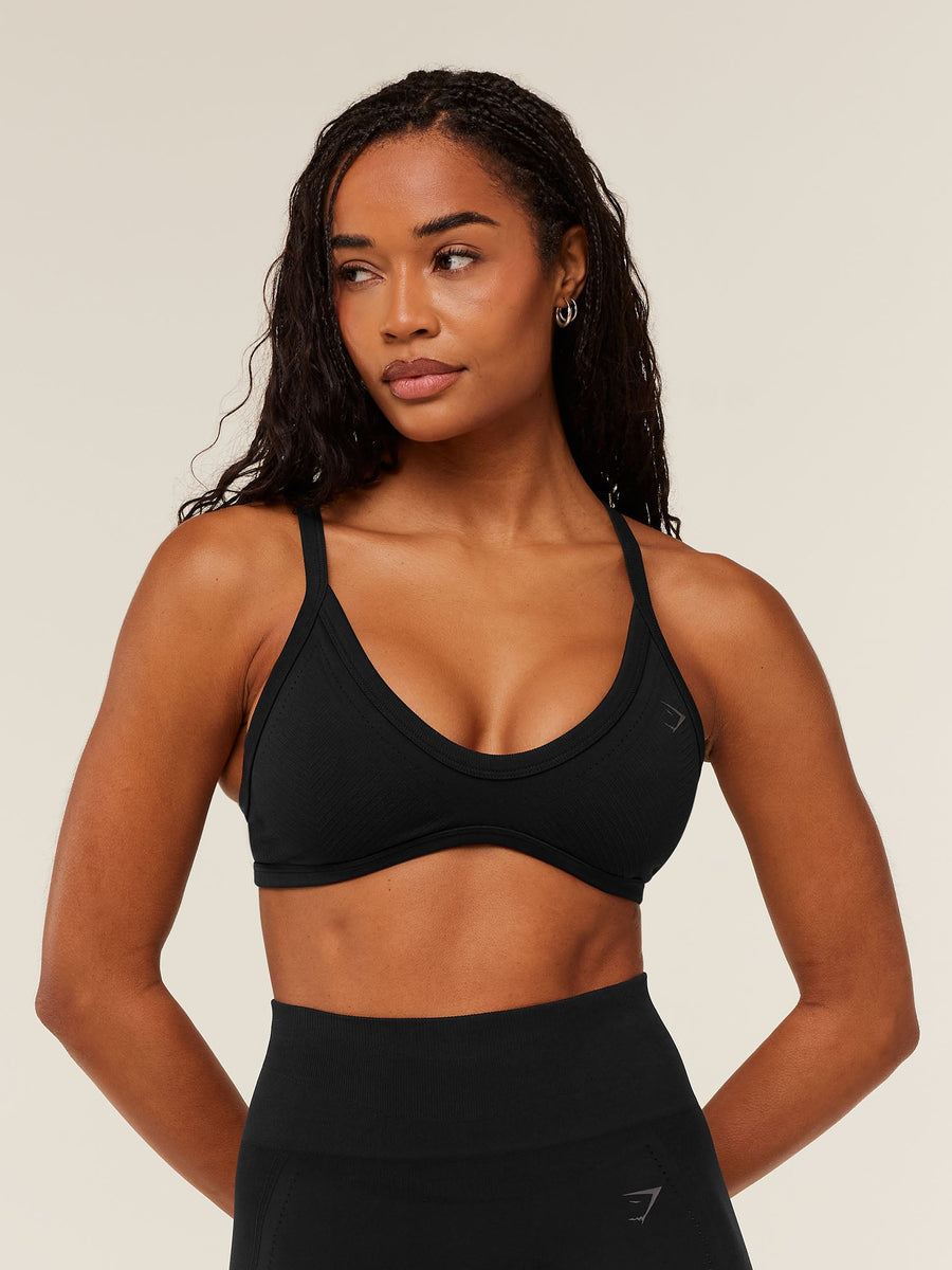 Gymshark Energise Seamless Sports Bra — Black — 1