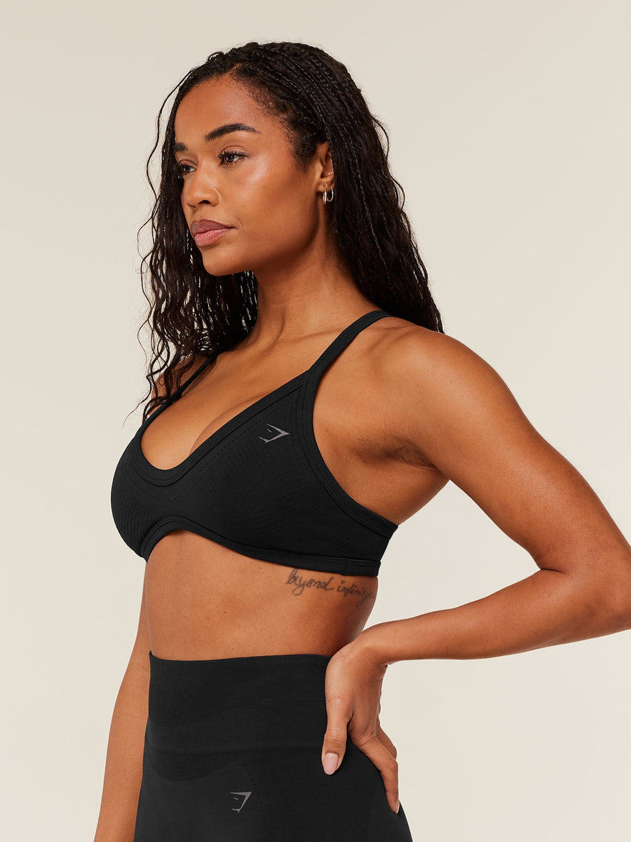 Gymshark Energise Seamless Sports Bra — Black — 5