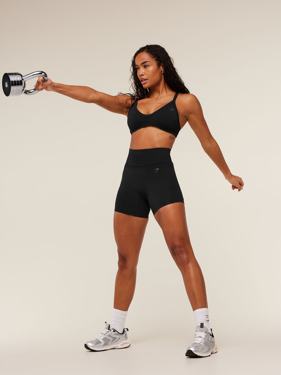 Gymshark Energise Seamless Sports Bra — Black — 3