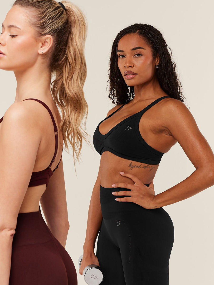 Gymshark Energise Seamless Sports Bra — Black — 7
