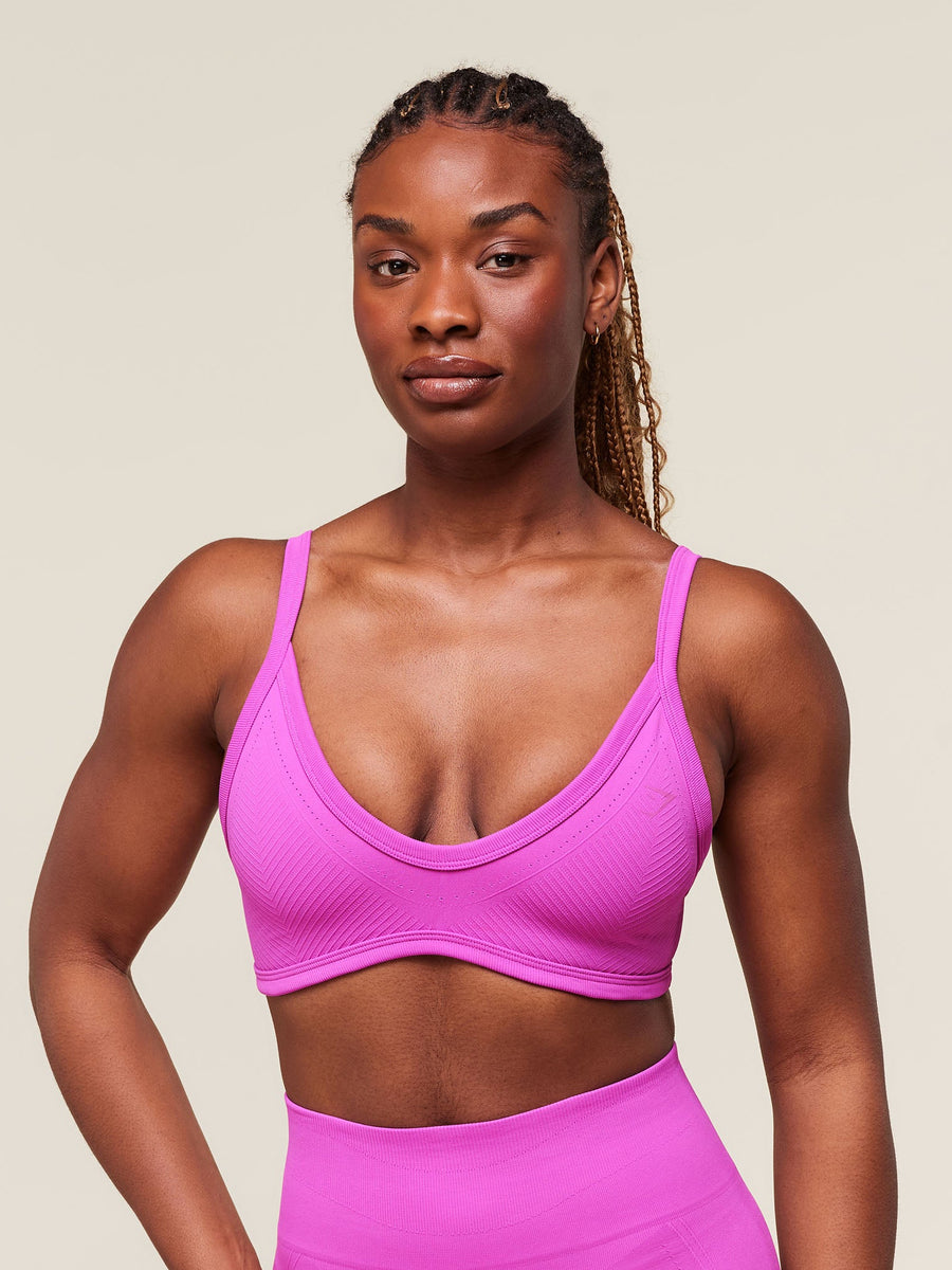 Gymshark Energise Seamless Sports Bra — Vibrant Pink — 1