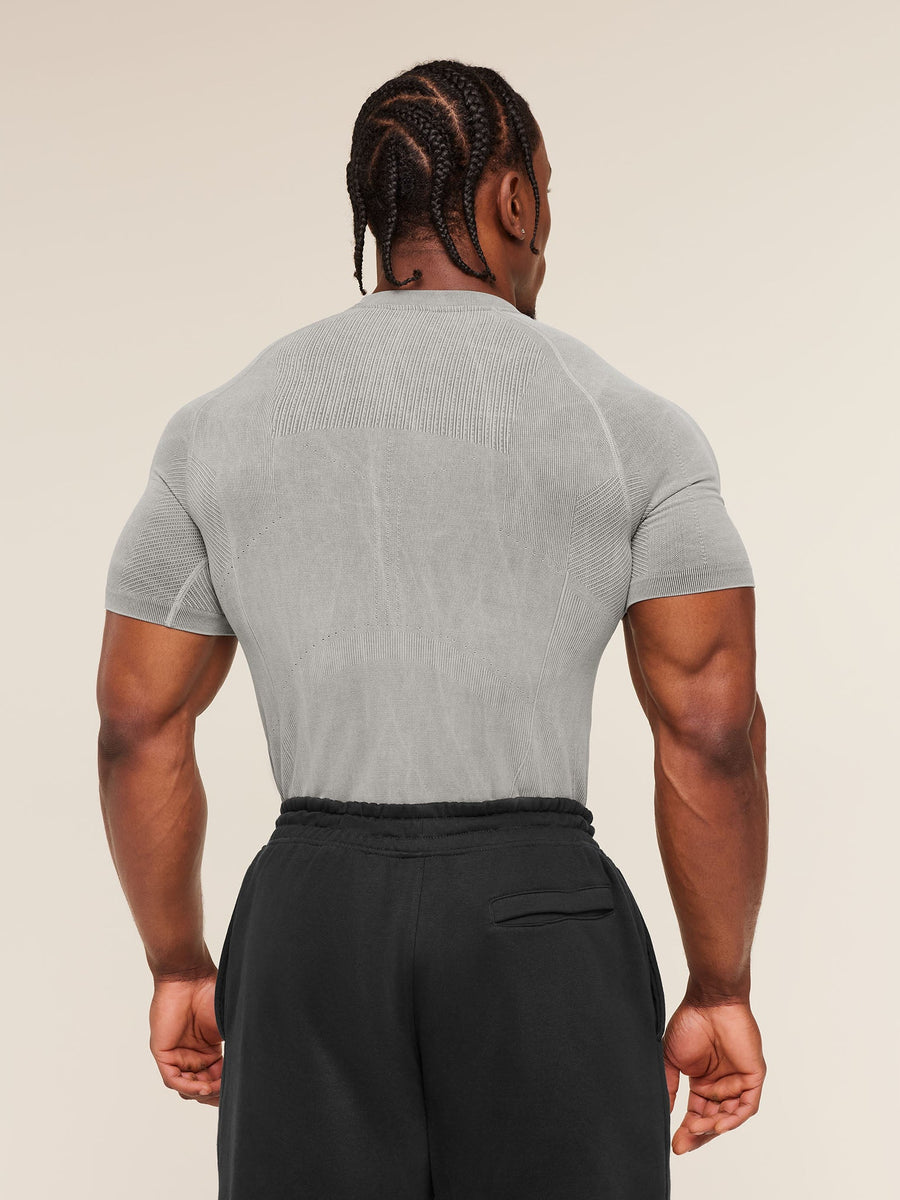 Gymshark Charge T-Shirt — Black/Wash — 2