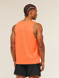 Gymshark Hybrid Engineered Jacquard Tank — Dayglow Peach — 3